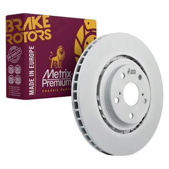 Metrix Premium Chassis Parts® - 1-Piece Plain Disc Brake Rotors