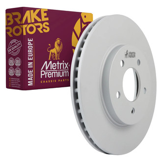 Metrix Premium Chassis Parts® - 1-Piece Plain Disc Brake Rotors