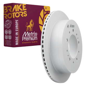 Metrix Premium Chassis Parts® - 1-Piece Plain Disc Brake Rotors