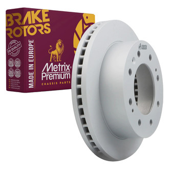 Metrix Premium Chassis Parts® - 1-Piece Plain Disc Brake Rotors