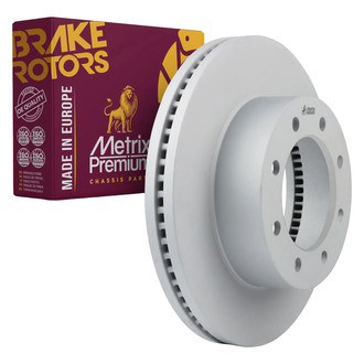Metrix Premium Chassis Parts® - 1-Piece Plain Disc Brake Rotors