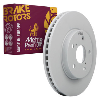 Metrix Premium Chassis Parts® - 1-Piece Plain Disc Brake Rotors