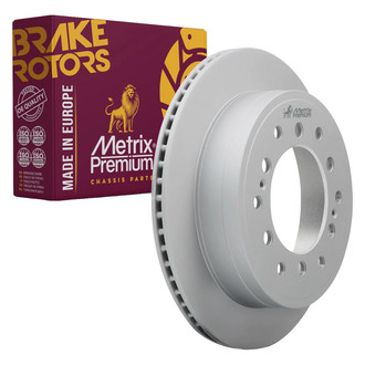 Metrix Premium Chassis Parts® - 1-Piece Plain Disc Brake Rotors