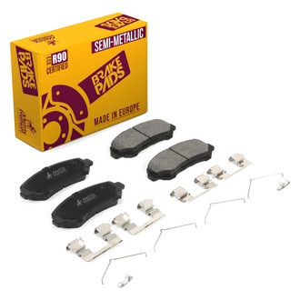 Metrix Premium Chassis Parts® - Semi-Metallic Disc Brake Pad Set