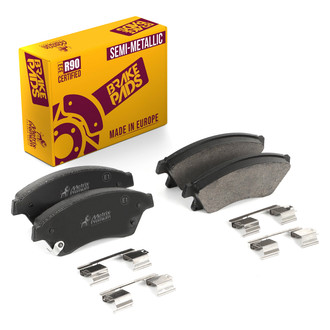 Metrix Premium Chassis Parts® - Semi-Metallic Disc Brake Pad Set
