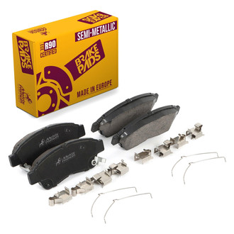 Metrix Premium Chassis Parts® - Semi-Metallic Disc Brake Pad Set