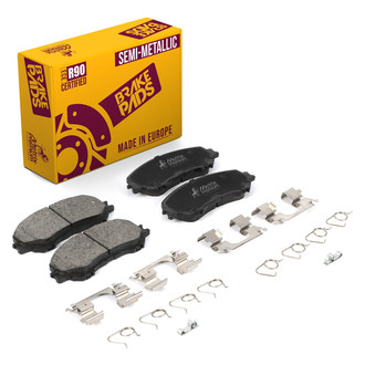Metrix Premium Chassis Parts® - Semi-Metallic Disc Brake Pad Set