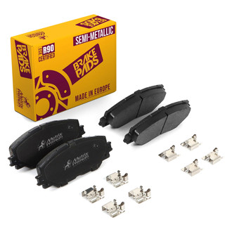 Metrix Premium Chassis Parts® - Semi-Metallic Disc Brake Pad Set