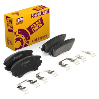 Metrix Premium Chassis Parts® - Semi-Metallic Disc Brake Pad Set