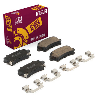 Metrix Premium Chassis Parts® - Ceramic Disc Brake Pad Set