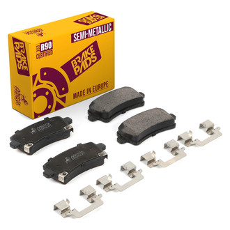Metrix Premium Chassis Parts® - Semi-Metallic Disc Brake Pad Set