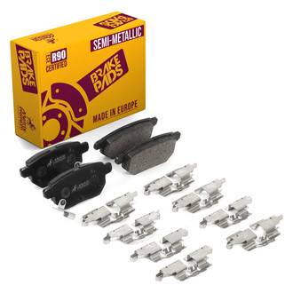 Metrix Premium Chassis Parts® - Semi-Metallic Disc Brake Pad Set