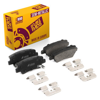 Metrix Premium Chassis Parts® - Semi-Metallic Disc Brake Pad Set