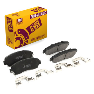 Metrix Premium Chassis Parts® - Semi-Metallic Disc Brake Pad Set