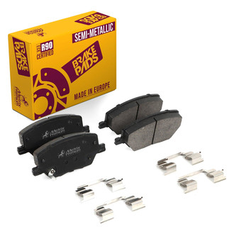 Metrix Premium Chassis Parts® - Semi-Metallic Disc Brake Pad Set
