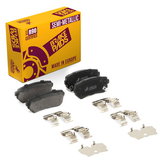 Metrix Premium Chassis Parts® - Semi-Metallic Disc Brake Pad Set