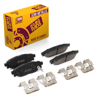 Metrix Premium Chassis Parts® - Semi-Metallic Disc Brake Pad Set