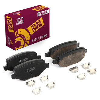 Metrix Premium Chassis Parts® - Ceramic Disc Brake Pad Set