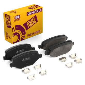 Metrix Premium Chassis Parts® - Semi-Metallic Disc Brake Pad Set