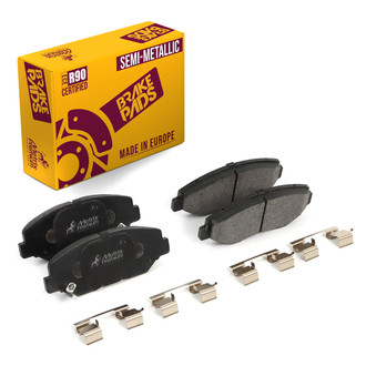 Metrix Premium Chassis Parts® - Semi-Metallic Disc Brake Pad Set