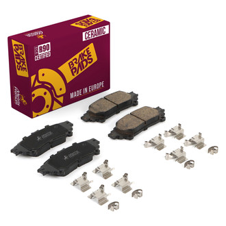 Metrix Premium Chassis Parts® - Ceramic Disc Brake Pad Set