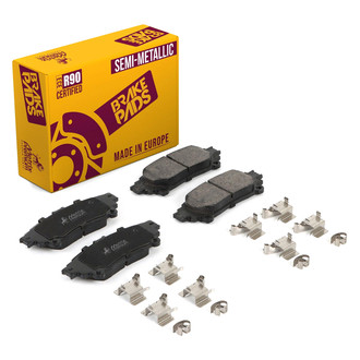 Metrix Premium Chassis Parts® - Semi-Metallic Disc Brake Pad Set