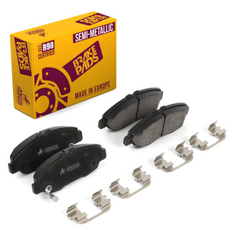 Metrix Premium Chassis Parts® - Semi-Metallic Front Disc Brake Pads