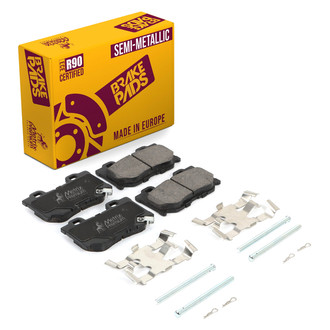 Metrix Premium Chassis Parts® - Semi-Metallic Disc Brake Pad Set