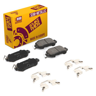Metrix Premium Chassis Parts® - Semi-Metallic Disc Brake Pad Set