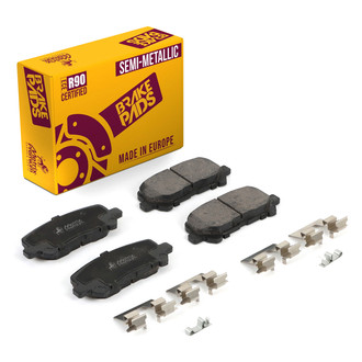 Metrix Premium Chassis Parts® - Semi-Metallic Disc Brake Pad Set