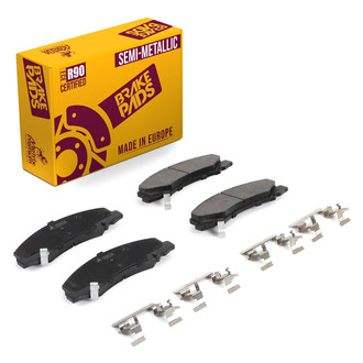 Metrix Premium Chassis Parts® - Semi-Metallic Disc Brake Pad Set
