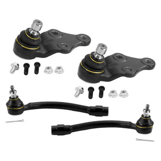 Metrix Premium Chassis Parts® - Front Lower Outer Tie Rod End and Ball Joint Kit