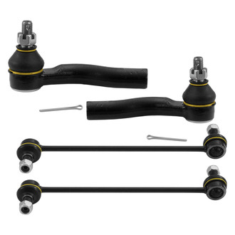 Metrix Premium Chassis Parts® - Front Outer Tie Rod End and Stabilizer Bar Link Kit