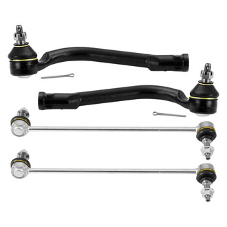 Metrix Premium Chassis Parts® - Front Outer Tie Rod End and Stabilizer Bar Link Kit