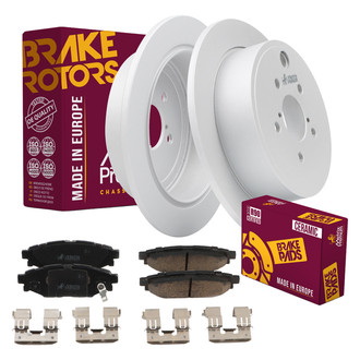 Metrix Premium Chassis Parts® - 1-Piece Plain Rear Brake Kit