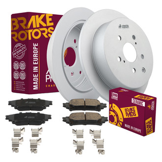 Metrix Premium Chassis Parts® - 1-Piece Plain Rear Brake Kit