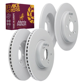 Metrix Premium Chassis Parts® - Front and Rear Brake Rotor Set