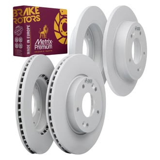 Metrix Premium Chassis Parts® - 1-Piece Plain Disc Brake Rotors
