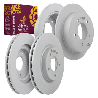 Metrix Premium Chassis Parts® - 1-Piece Plain Disc Brake Rotors
