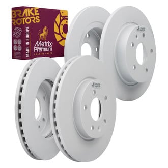 Metrix Premium Chassis Parts® - Front and Rear Brake Rotor Set