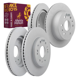 Metrix Premium Chassis Parts® - 1-Piece Plain Disc Brake Rotors
