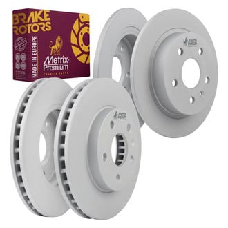 Metrix Premium Chassis Parts® - 1-Piece Plain Disc Brake Rotors