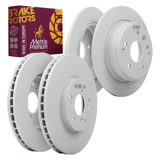 Metrix Premium Chassis Parts® - Front and Rear Brake Rotor Set