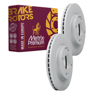 Metrix Premium Chassis Parts® - Vented Front Brake Rotors