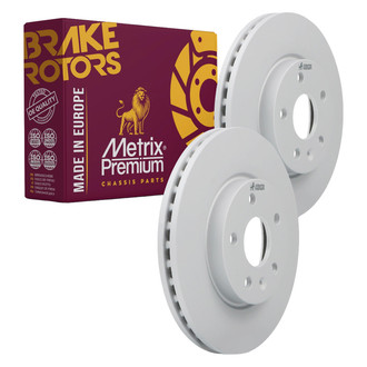 Metrix Premium Chassis Parts® - 1-Piece Plain Disc Brake Rotors