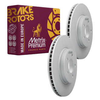 Metrix Premium Chassis Parts® - 1-Piece Plain Disc Brake Rotors