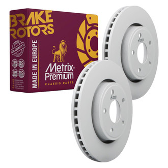 Metrix Premium Chassis Parts® - Vented Front Brake Rotors