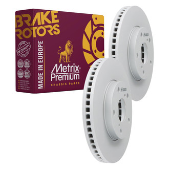 Metrix Premium Chassis Parts® - Vented Front Brake Rotors