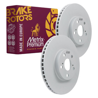 Metrix Premium Chassis Parts® - Vented Front Brake Rotors