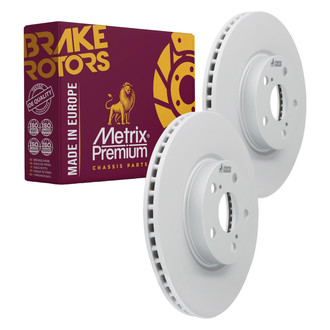Metrix Premium Chassis Parts® - Vented Front Brake Rotors